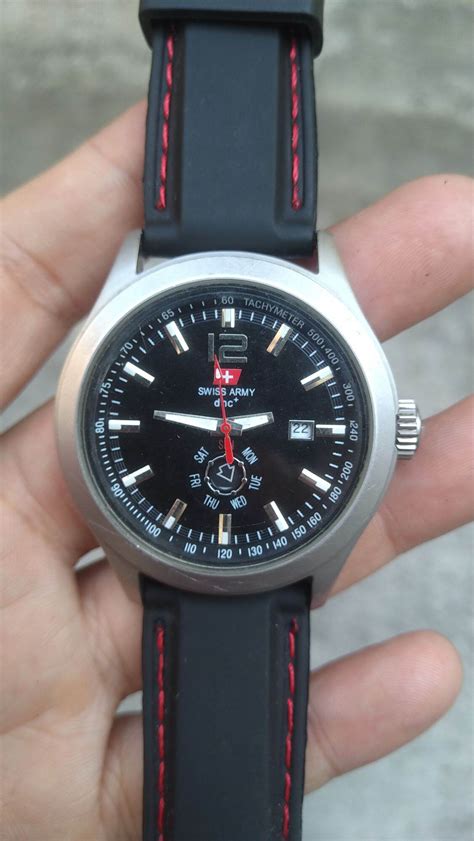 Jam Tangan Swiss Army Dhc Military Cakep Second Bekas Original Murah