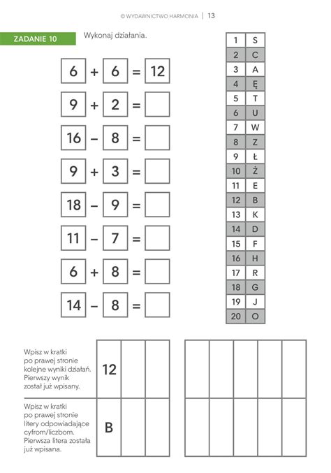 MATEMATYCZNE KARTY PRACY CZ 2