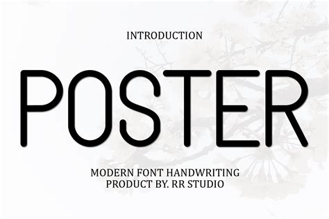 Poster Font | by Lijungh | Medium