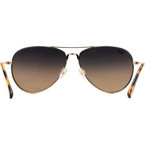 Shop Maui Jim Mavericks Sunglasses Gold Hcl Bronze Polarised