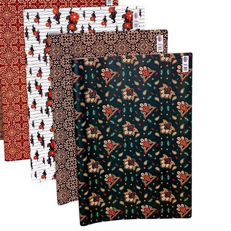 Jual Grosir Kertas Kado Sidu Sinar Dunia Motif Batik Isi 50 Lembar