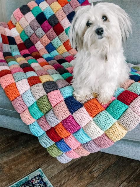 Crochet Puff Quilt Free Pattern