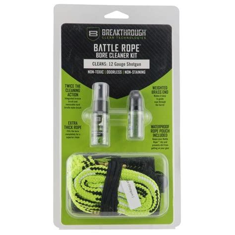 Breakthrough Clean BTBRFS12G Battle Rope Bore Cleaner Kit 12 Gauge Shotgun