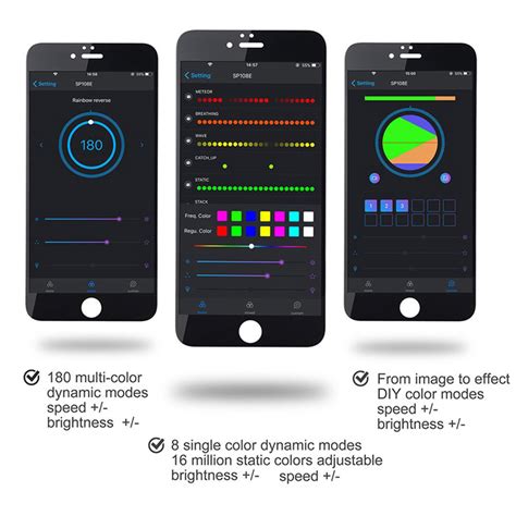 Sp E Dc V V V Wireless Bluetooth Controller Ios Android App For