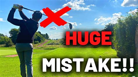 The Biggest Mistake That Golfers Make On The Course Youtube