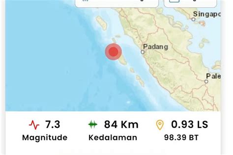 Breaking News Bmkg Cabut Peringatan Dini Tsunami Akibat Gempa 7 3