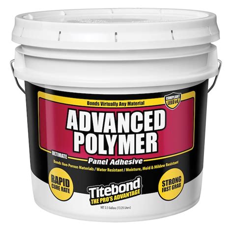 Titebond Ultimate Advanced Polymer Panel Polymer Based White Paneling