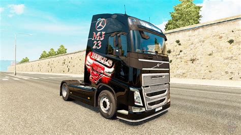 MJBulls De La Piel Para Camiones Volvo Para Euro Truck Simulator 2