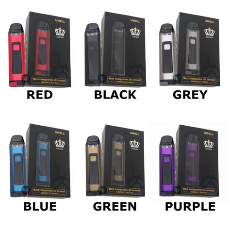 Jual Pod Vape Vapor Crown D Pod Mod Kit 35W 1100Mah Authentic By Uwell