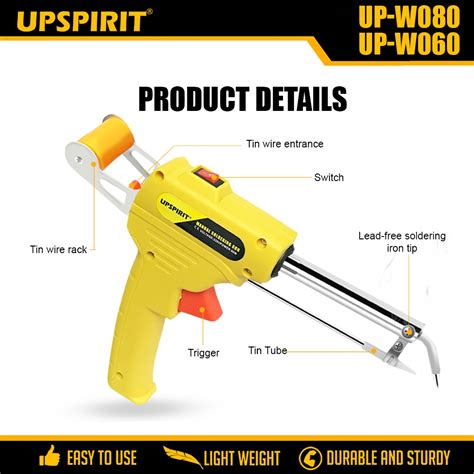 Upspirit W W Electric Soldering Iron Gun Automatically Send Tin Gun