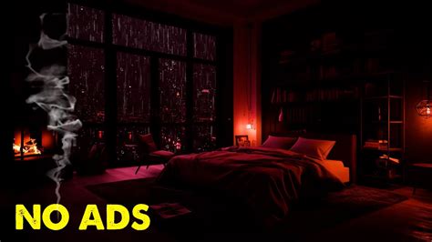 Rain Sound On Window Thunder Sounds Cozy Bedroom Ambience Rain