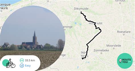 Diksmuide Naar Ieper Via Bos Houthulst Recreatieve Fietsroute RouteYou