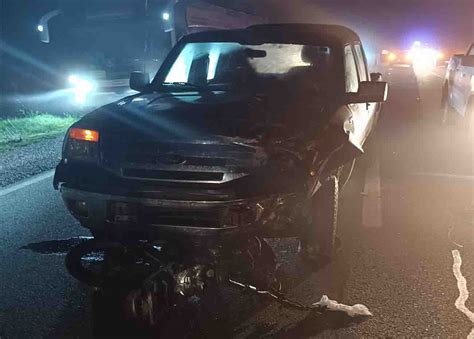 Motociclista Falleci Tras Impactar De Frente Contra Una Camioneta