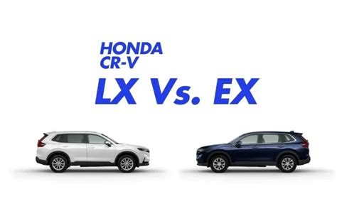 2025 Honda CR V EX Vs EX L What S The Difference