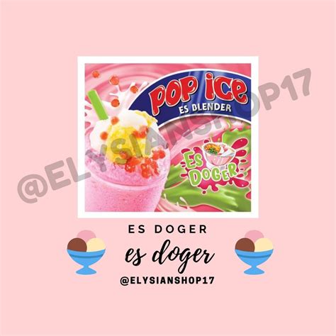 Jual Pop Ice Es Doger 1 Renceng 10 Sachet Shopee Indonesia