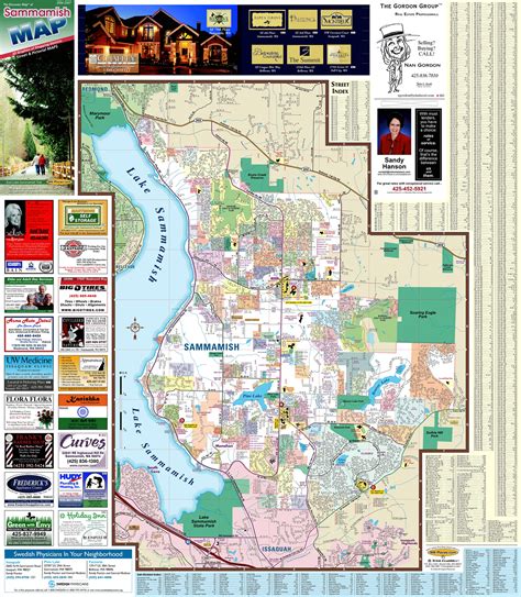 Sammamish tourist map - sammamish washington • mappery