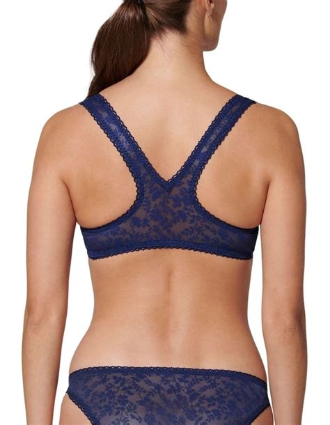 Simone Perele Thelma Soft Cup Triangle Bra In Blue Myer