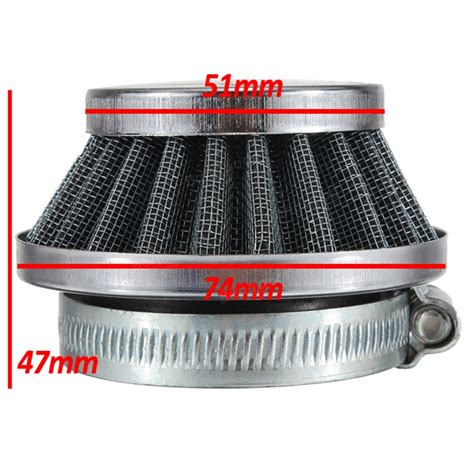 42mm Performance Carb Air Filter For 250cc Motorcycle ATV Quad Dirt