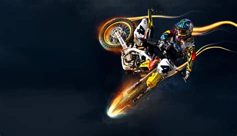 Yellow and white motocross dirt bike, Suzuki, sports, vehicle ...