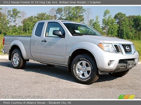 Brilliant Silver Metallic 2012 Nissan Frontier SV V6 King Cab 4x4