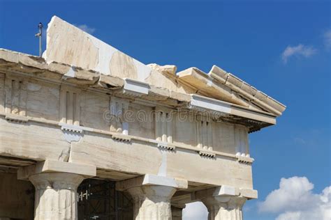 Parthenon on the Acropolis stock image. Image of architecture - 119602697