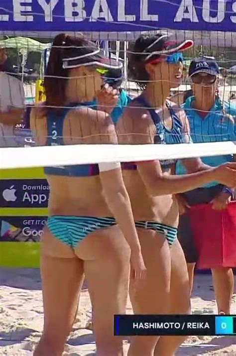 ボード「beach Volleyball」のピン オグシオ スポーツフォト ビーチバレー