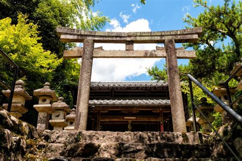 Japanese Shinto Shrine Torii Gate in Kyoto Stock Image - Image of japanese, mystical: 213809855