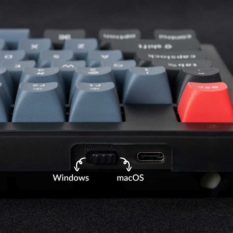 Keychron V5 Knob QMK Mechanical Keyboard Carbon Black 96 Layout Wired RGB Hot Swap QMK