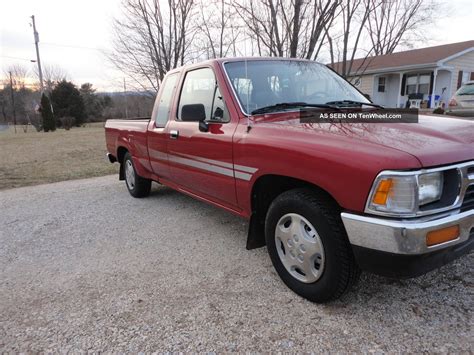 1994 Toyota Extra Cab Truck 2wd 4 Cylinder 5 Speed Pre Tacoma Hilux