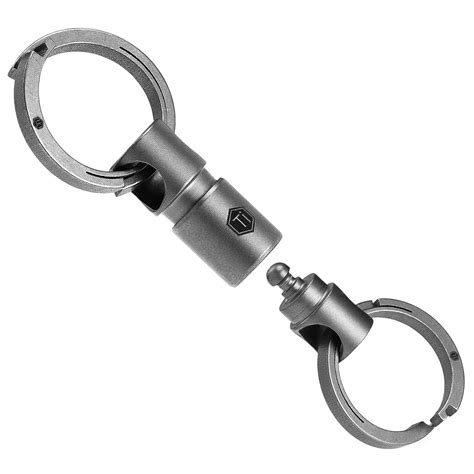 keyunity kasw double  swivel keychain key ring connector