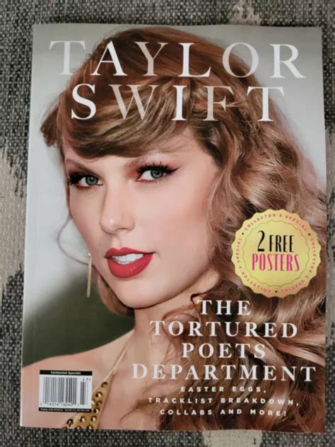 2024 Taylor Swift Tortured Poets Department Special Edition Magazine Poster £8 23 Picclick Uk