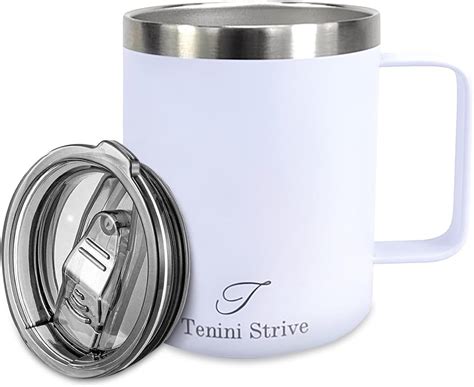 Gteller 12oz Coffee Mug With Handle Double Wall Stainless