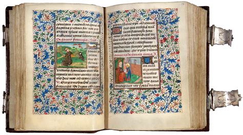 Book Of Hours Use Of Rome Illuminated Manuscript On Parchment In