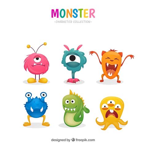 Colorfulmonsters Images Free Download On Freepik