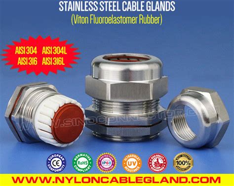 Rating Ip Stainless Steel Cable Gland Aisi L With Fkm