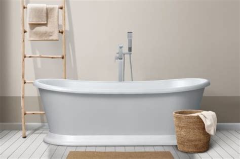 British Baths Ellerby 1700mm Gloss White Acrylic Freestanding Bath