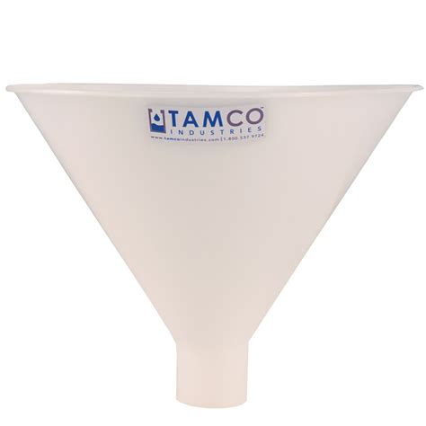 10" Top Diameter Natural Tamco® Utility Funnel with 1-3/4" OD Spout | U ...