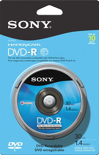 Customer Reviews: Sony DVD Recordable Media DVD-R 1.40 GB 10 Pack ...