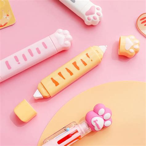 2 In 1 Cute Cat Paw Correction Tape Meowhiskers