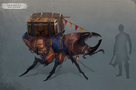 Pack Beetle Art from Outward #art #artwork #gaming #videogames #gamer # ...