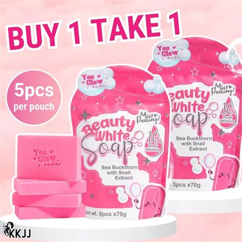 BUY 1 TAKE 2 You Glow Babe BEAUTY WHITE SOAP Micro Peeling 10x Power
