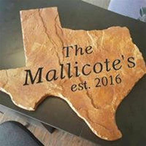 2ft Texas Shaped Custom Engraved Cast Stone Etsy Texas Shaped