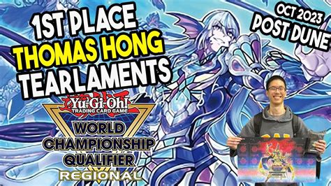 Yu Gi Oh Regional 1st Place Tearlaments Deck Profile Ft Thomas H