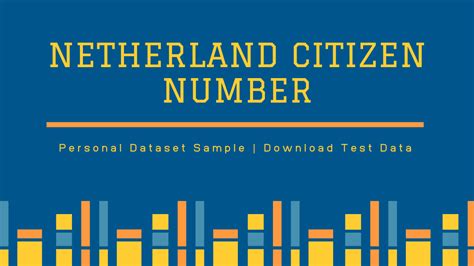 Personal Dataset Sample Netherland Citizen Number Protecto