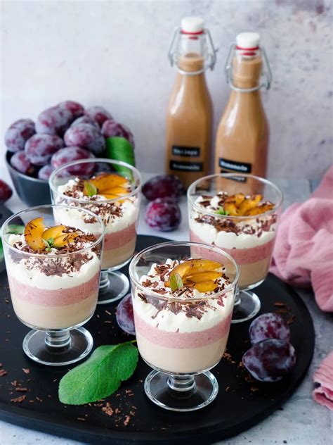 Baileys Rotwein Zwetschgen Mousse Ohne Gelatine Dinkelliebe