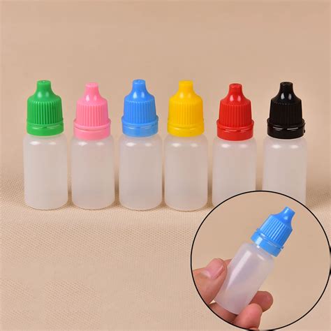 Pcs Ml Plastic Empty Plastic Squeezable Dropper Bottles Eye Liquid