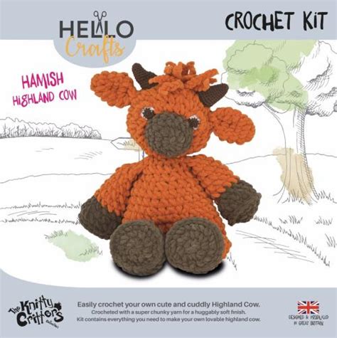 Knitty Critters Hamish Highland Cow Creative World Of Crafts