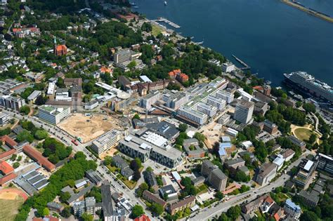 Kiel Aus Der Vogelperspektive Klinikgel Nde Des Krankenhauses