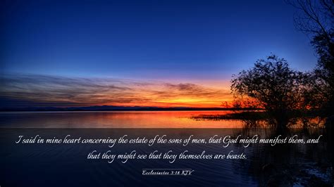 Ecclesiastes Kjv Desktop Wallpaper I Said In Mine Heart