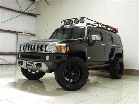 CUSTOM HUMMER H3 ALPHA ONE OWNER LIFTED 4X4 SAFARI DRIVING LIGHTS TOW ...